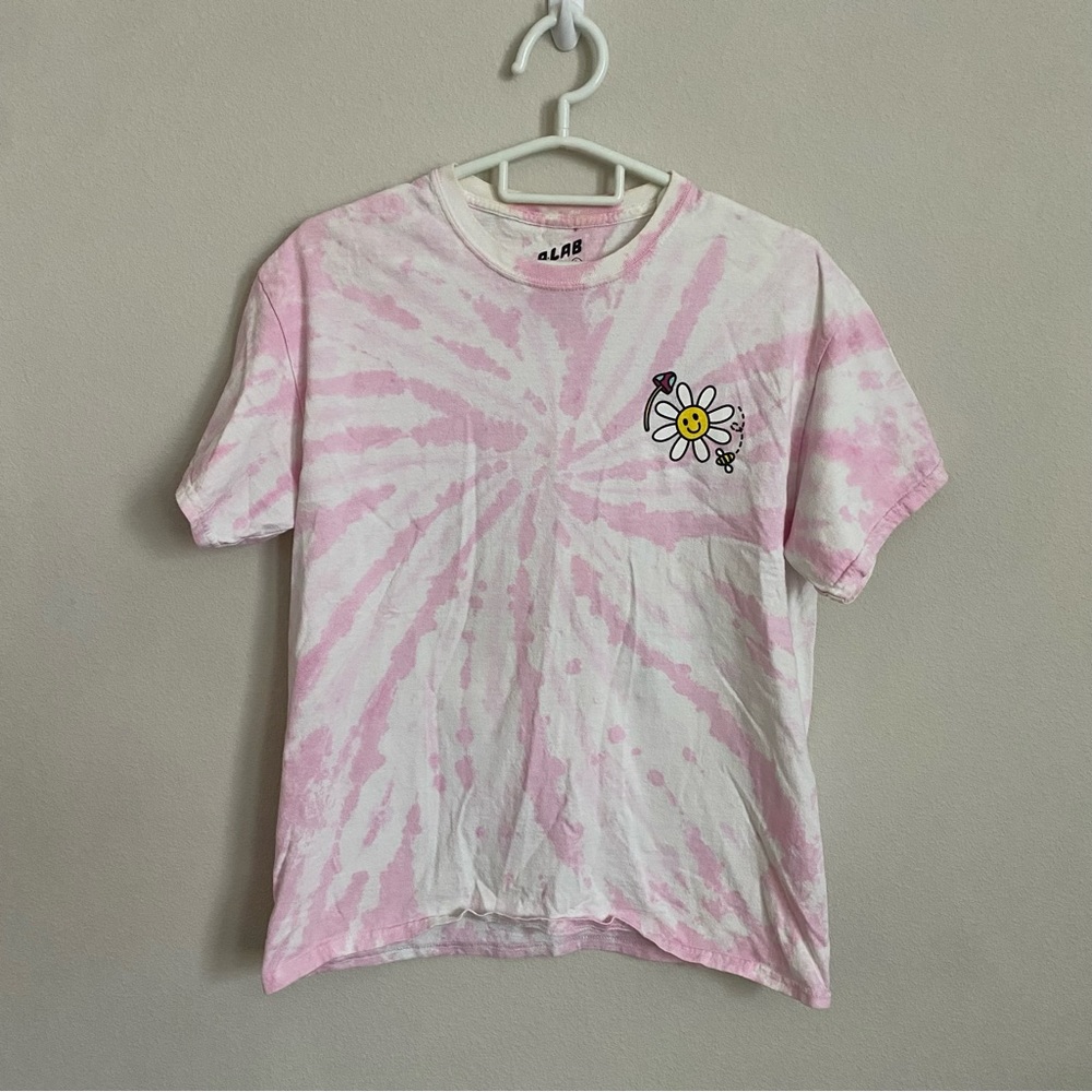 Pink Tie Dye Graphic Tee